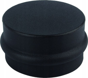 Zaślepka czarna fi 80 mm pellet komin wkład piec