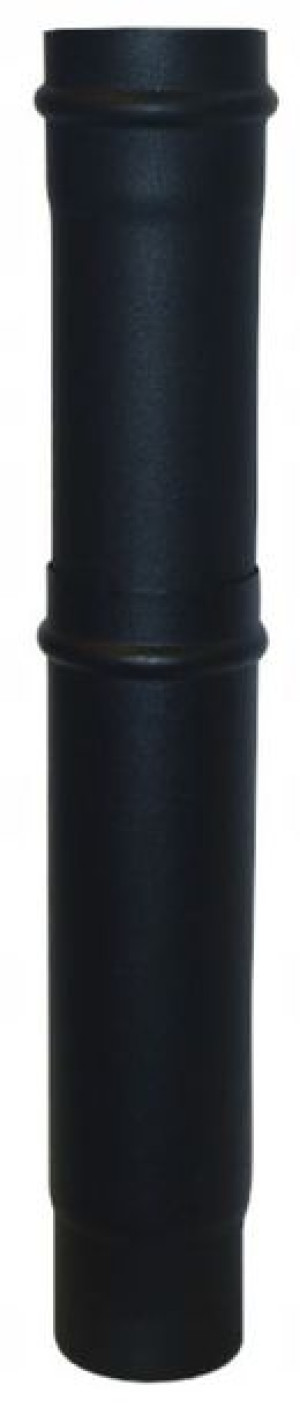 Rura teleskopowa fi 80 cm stal pellet piec czarna