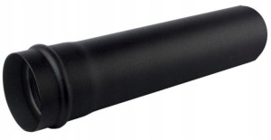 Rura kominowa fi 100 50cm stal pellet piec czarna