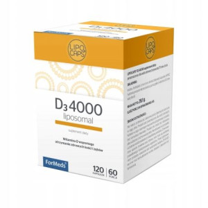 ForMeds Lipocaps Witamina D3 4000 120 kapsułek