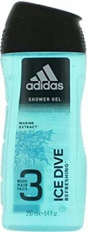Żel pod prysznic męski 3w1 Adidas Ice Dive origina