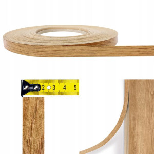 Obrzeże Meblowe Z Klejem Dąb Karmel Na Biurko Stół Meble Regał 21mm x 5m