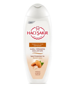 Szampon z olejem z migdałów włosy suche 500ml Haci Sakir