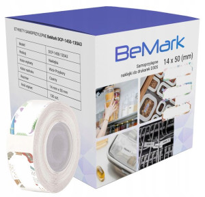 BeMark naklejki termiczne wzór D30S 14x50mm 130szt
