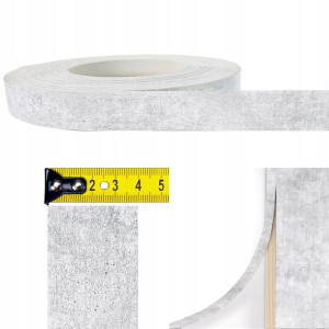 Obrzeże Meblowe Z Klejem Beton Jasny Na Regał Meble Biurko Stół 40mm x 25m