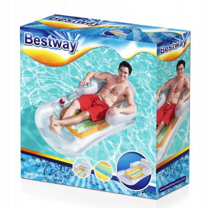 Materac dmuchany FOTEL z Oparciem 161x84cm BESTWAY