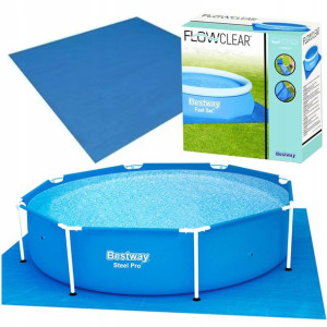 Podłoga Pod Basen Mata 335x335 Folia Bestway 58001