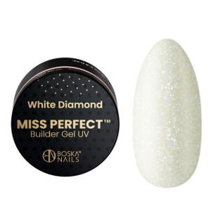 BOSKA NAILS Żel budujący MISS PERFECT White 15ml