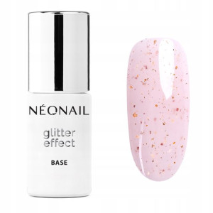 NEONAIL Baza hybrydowa Glitter Pink Sparkle 9489