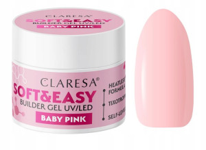 Claresa Żel budujący Soft&Easy BABY PINK 45g