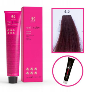 RR LINE FARBA 100ml 6,5 - Ciemny Blond Mahoniowy