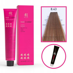 RR LINE FARBA 100ml 8,43 Jasny Blond Miedzi. Złoty