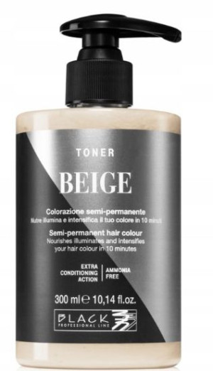 Black Professional Beżowy toner Beżowa maska 300ml
