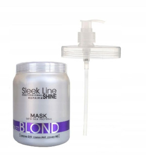 Stapiz Maska Do Włosów Fioletowy Blond 1l Pompka