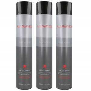ALLWAVES Lakier do włosów 3x 750ml