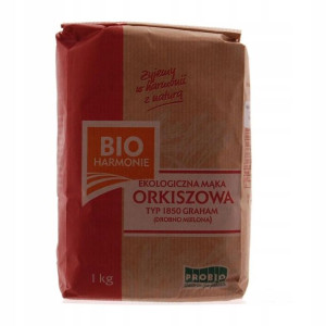 Mąka Orkiszowa Drobno Mielona 1850 Graham Bio 1kg