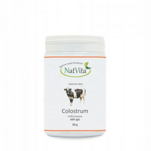 Colostrum Liofilizowane 60% IgG 50g - Natvita