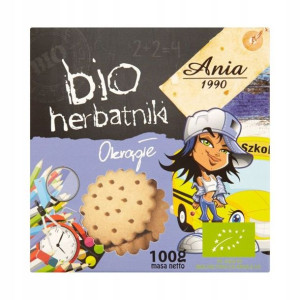 Herbatniki Okrągłe Bio 100g Bio Ania