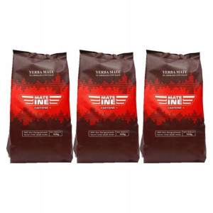 3 x Yerba Mate MATEINE Caffeine+ 500g