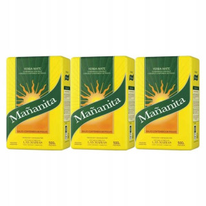 3 x Yerba Mate Mananita 500g