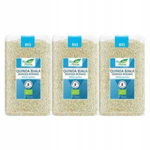 3x Quinoa Biała Komosa Ryżowa Bio 1 kg Bio Planet