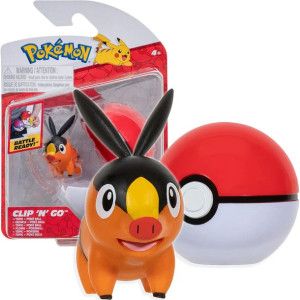 Pokemon Tepig Figurka Kolekcjonerska Poke Ball Clip'N'Go Jazwares 2665