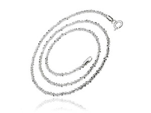 Elegancki Srebrny Łańcuszek Margherita 1.6mm 55cm