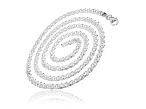 Srebrny Męski Łańcuszek Nonna Monaliza 3.6mm 50cm
