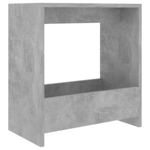 Stolik boczny, szarość betonu, 50x26x50 cm, płyta wiórowa