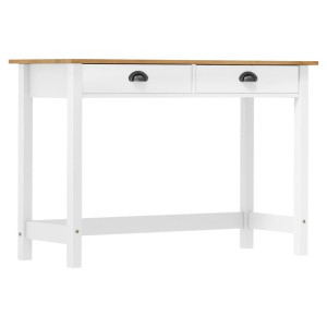 Stolik konsolowy Hill, 2 szuflady, 110x45x74 cm, lita sosna