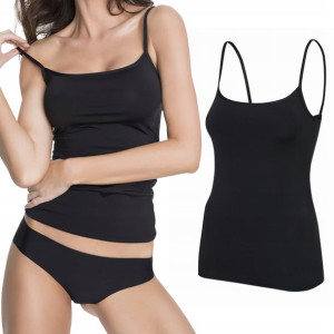 JULIMEX Koszulka Top SOFT and SMOOTH Czarna M