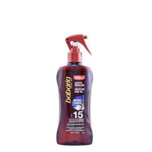 Olejek Chroniący Włosy Monoi Tahiti Babaria SPF 15 (300 ml) (300 ml)