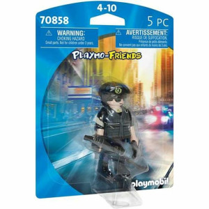Przegubowa Figura Playmobil Playmo-Friends 70858 Policja (5 pcs)