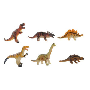 Dinozaur DKD Home Decor Miękki Dziecięcy (6 Części)