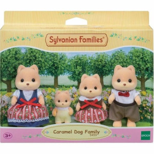 Zestaw Figurek Sylvanian Families  The Caramel Dog Family