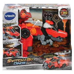 Pojazd Transformator Vtech Switch & Go Dinos - Warrior, Super Velociraptor
