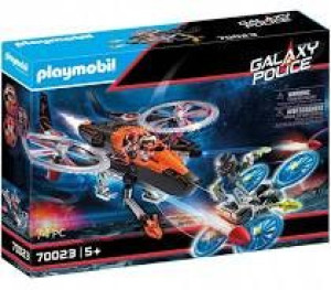 Playmobil 70023 Galaxy Police helikopter piratów