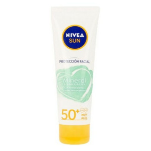 Krem Przeciwsłoneczny Sun Facial Mineral Nivea 50+ (50 ml)
