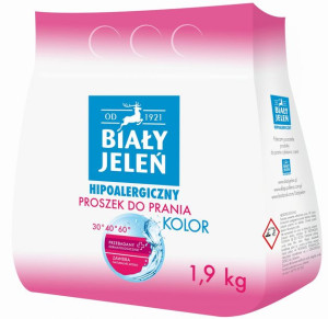 Proszek do prania kolorów Biały Jeleń 1,9 kg
