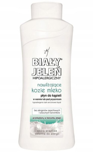 Biały Jeleń płyn do kąpieli z kozim mlekiem 750 ml
