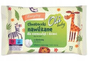 Chusteczki nawilżane dla dzieci OLA Baby 72 sztuki