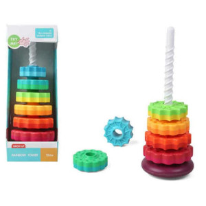 zestaw do budowania Rainbow Tower Wielokolorowy (41 x 15 cm)