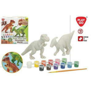 Zestaw do malowania Dinosaurs World 15 Części 6,5 x 21,5 x 21,5 cm