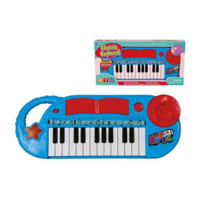 Pianino Elektroniczne Jugatoys Niebieski Światła z dźwiękiem (35 x 14 cm)