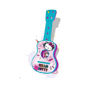 Gitara Dziecięca Hello Kitty Niebieski Różowy 4 Liny