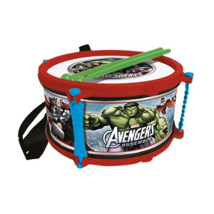 Bęben The Avengers Czerwony Niebieski Plastikowy