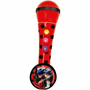 Mikrofonem Karaoke Lady Bug Czerwony