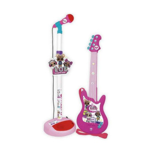 Gitara Dziecięca Reig Lol Surprise Mikrofon Różowy