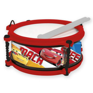 Zabawka Muzyczna Cars Bęben Czerwony Ø 16 cm Plastikowy