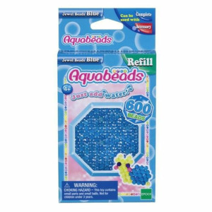 Zestaw do Rękodzieła Aquabeads Blue Multi-Faceted Beads